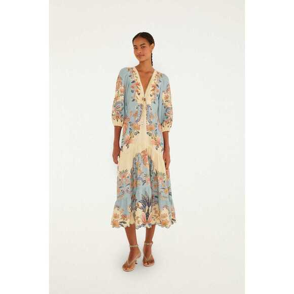 FARM Rio Dresses & Skirts - Butter Yellow Boho Beauty Lenzing™ Ecovero™ Euroflax™ Maxi Dress